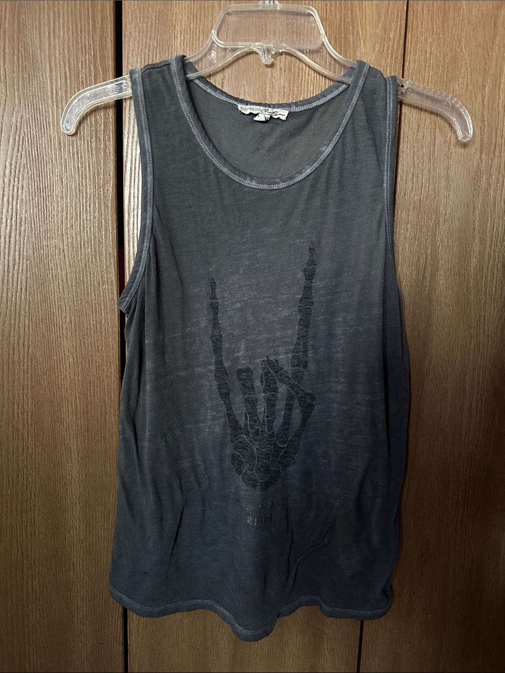 Express Skull Paris wild hearts tank top